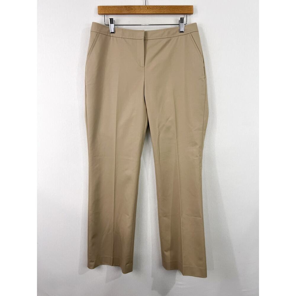 Classic Straight-Leg Dress Pants - Beige